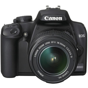 Canon EOS 1000D with 18-55mm Lens