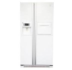 GE GCQ200NHWCWW Side By Side Door 604 Litres Frost Free Refrigerator